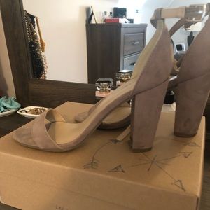 Ankle Strap Block Heels